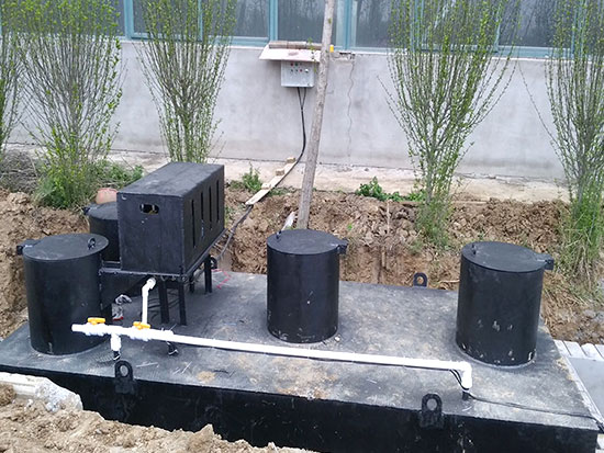 果洛地埋式污水处理设备案例